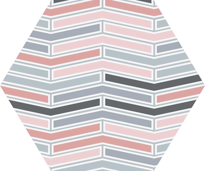 Tapete vinílico geométricas padrão linear geométrico - TenStickers