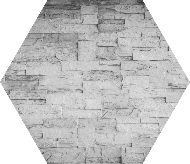 Tapete de vinil com textura hexagonal - TenStickers