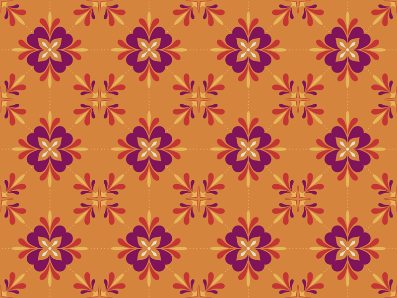 Tapete de vinil para cozinha telhas coloridas - TenStickers