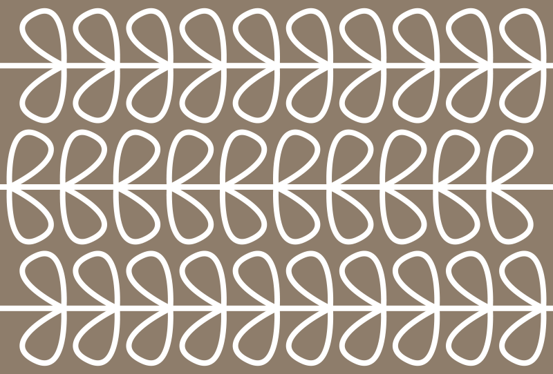 Tapete de vinil étnico padrão bege - TenStickers