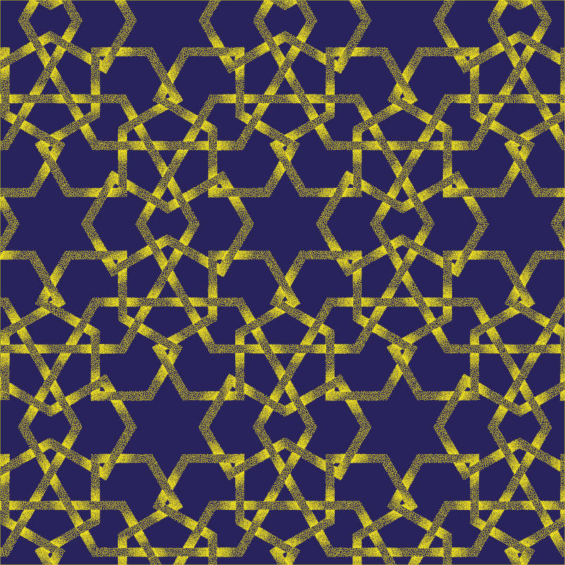 Tapete vinílico para banheiro sotaque de banho geométrico - TenStickers