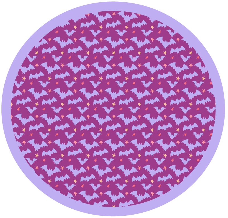 Tapete vinílico halloween motivo de morcego de halloween - TenStickers