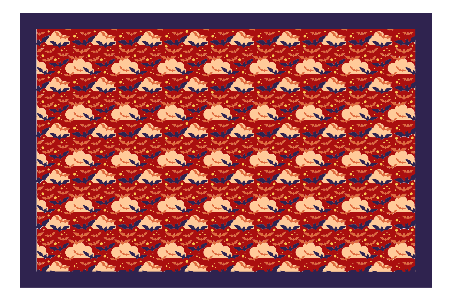 Tapete vinílico de animais aventura de safári - TenStickers