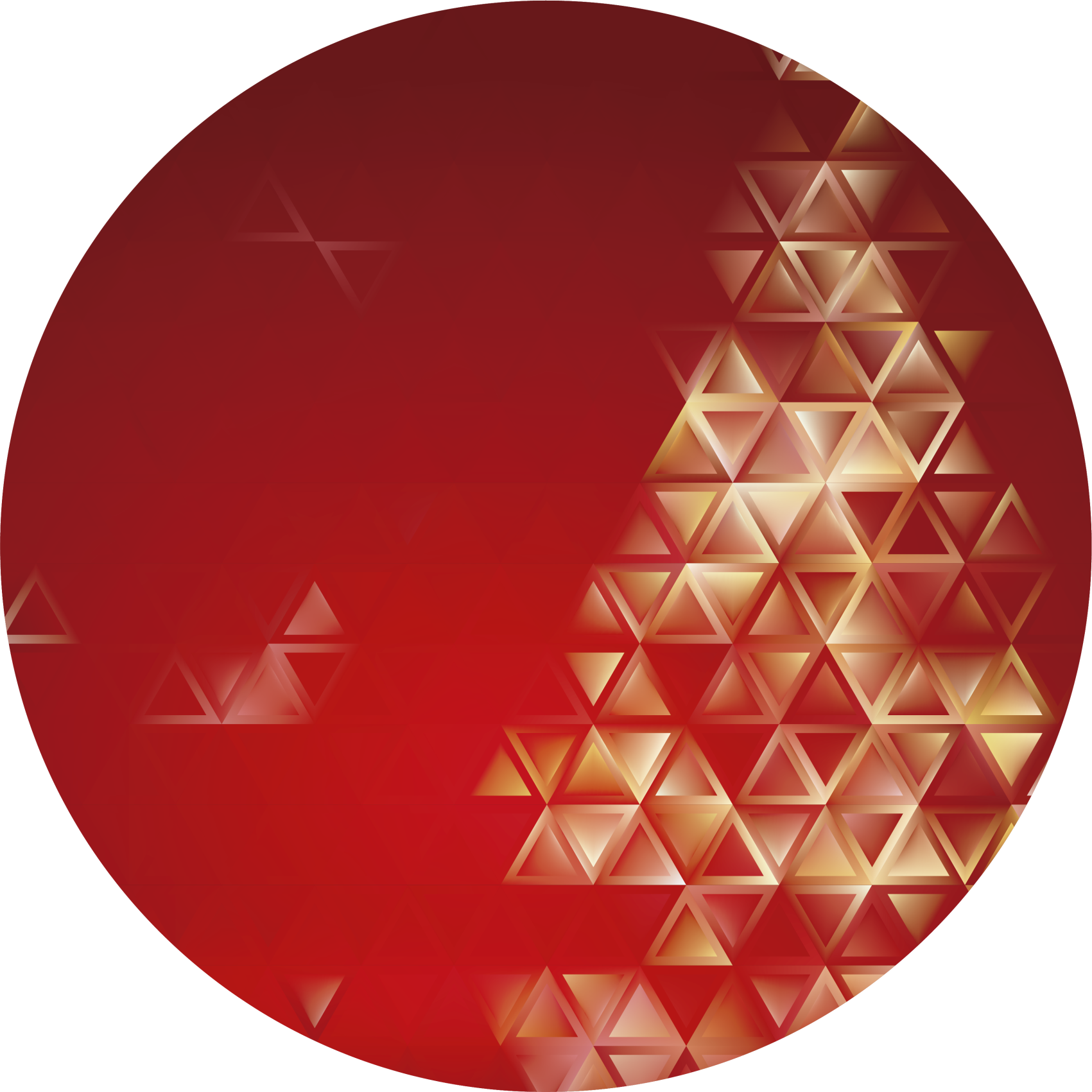 Tapete vinil Fundo vermelho com árvore de natal - TenStickers