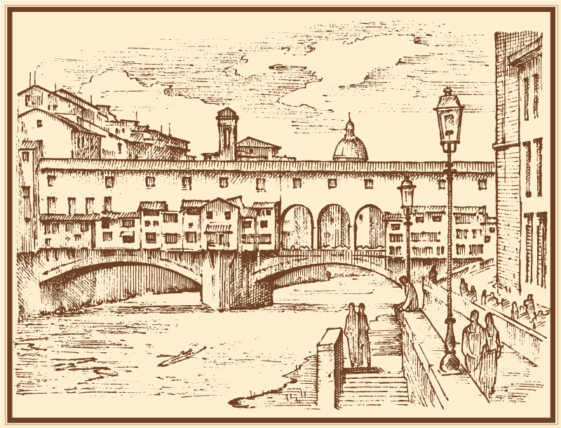 Florença na itália tapete da sala - TenStickers