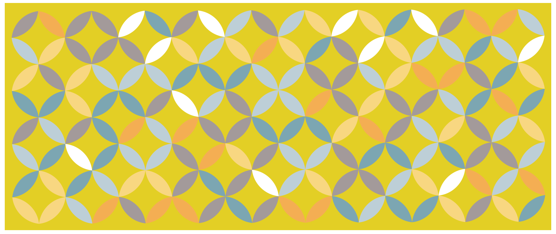 Tapete vinílico geométricas composição geométrica abstrata - TenStickers