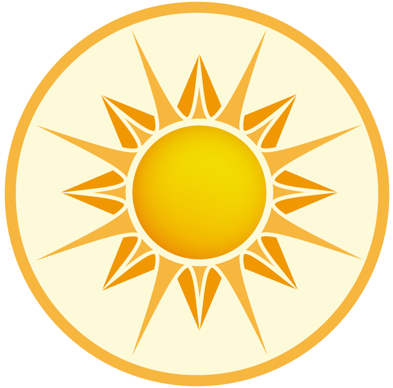 Tapete de mandala amarelo redondo - TenStickers