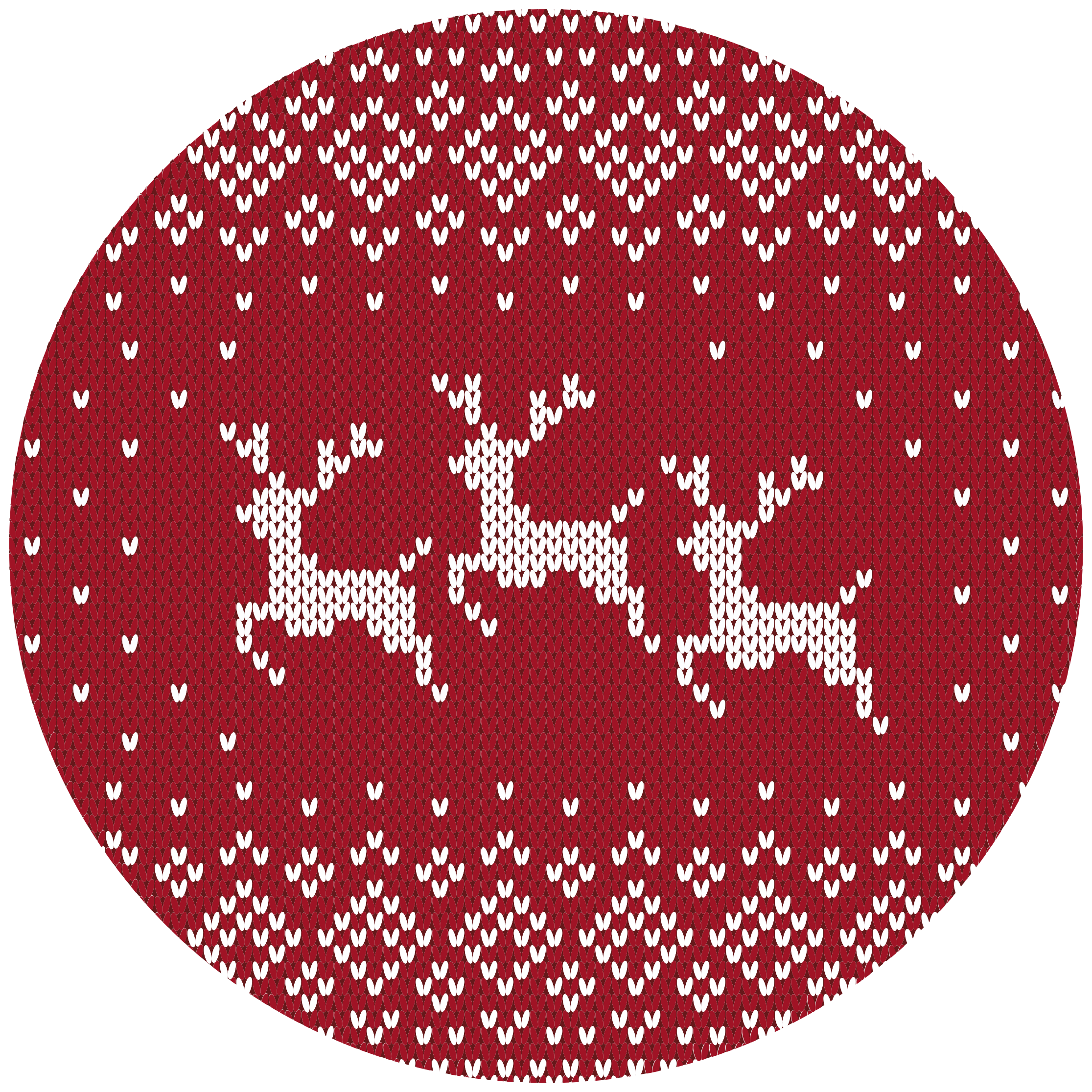 Padrão de jumper de natal tapete para árvore de natal - TenStickers