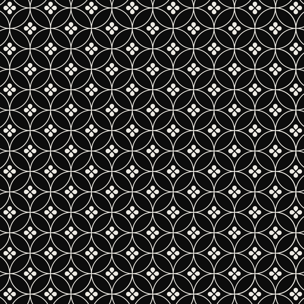 Tapete vinílico geométricas padrão de círculo geométrico - TenStickers