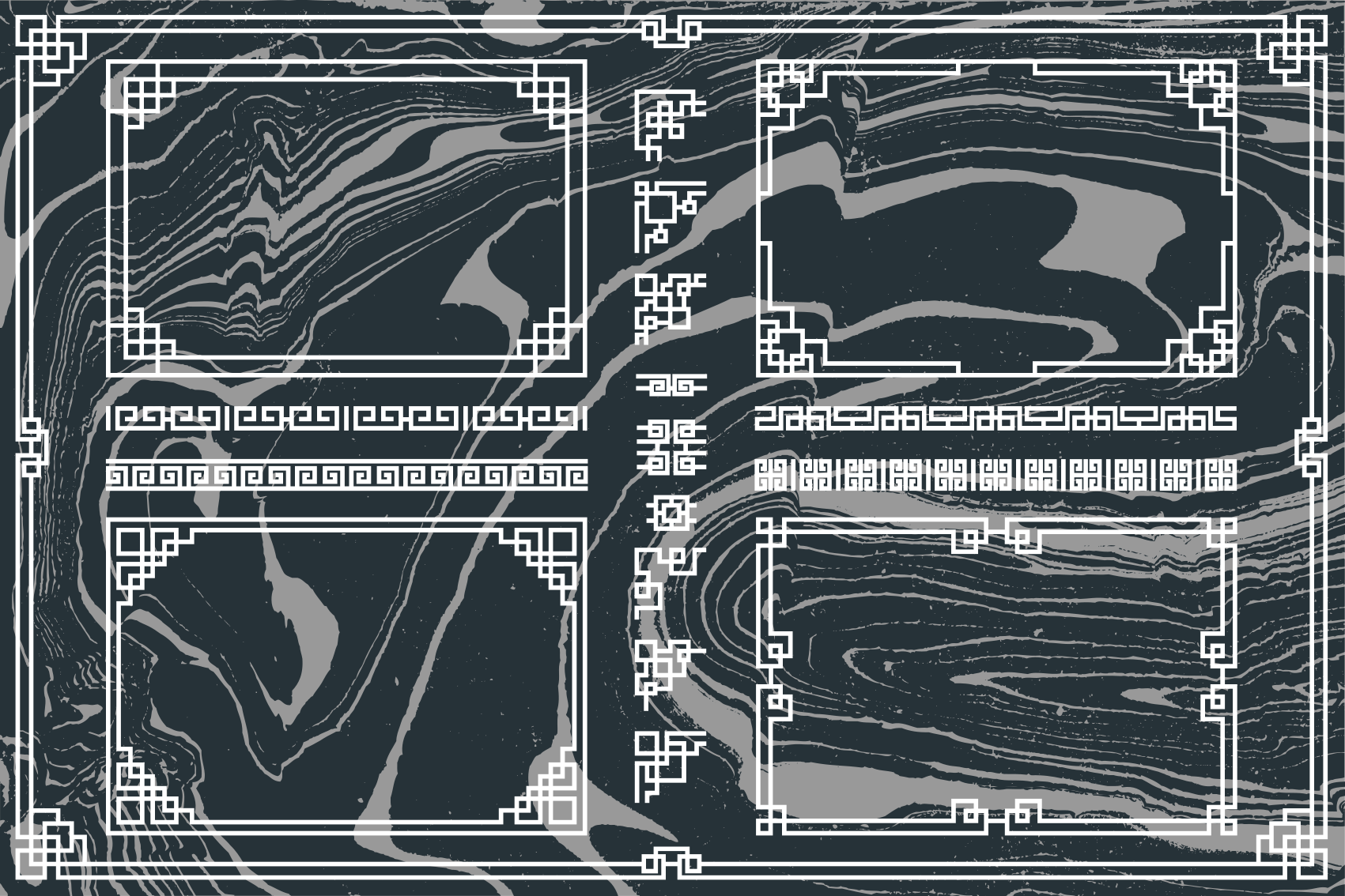 Tapete de vinil mármore tecido marmorizado - TenStickers