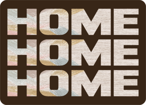 Tapete vinílico frases e textos entrada de boas-vindas - TenStickers