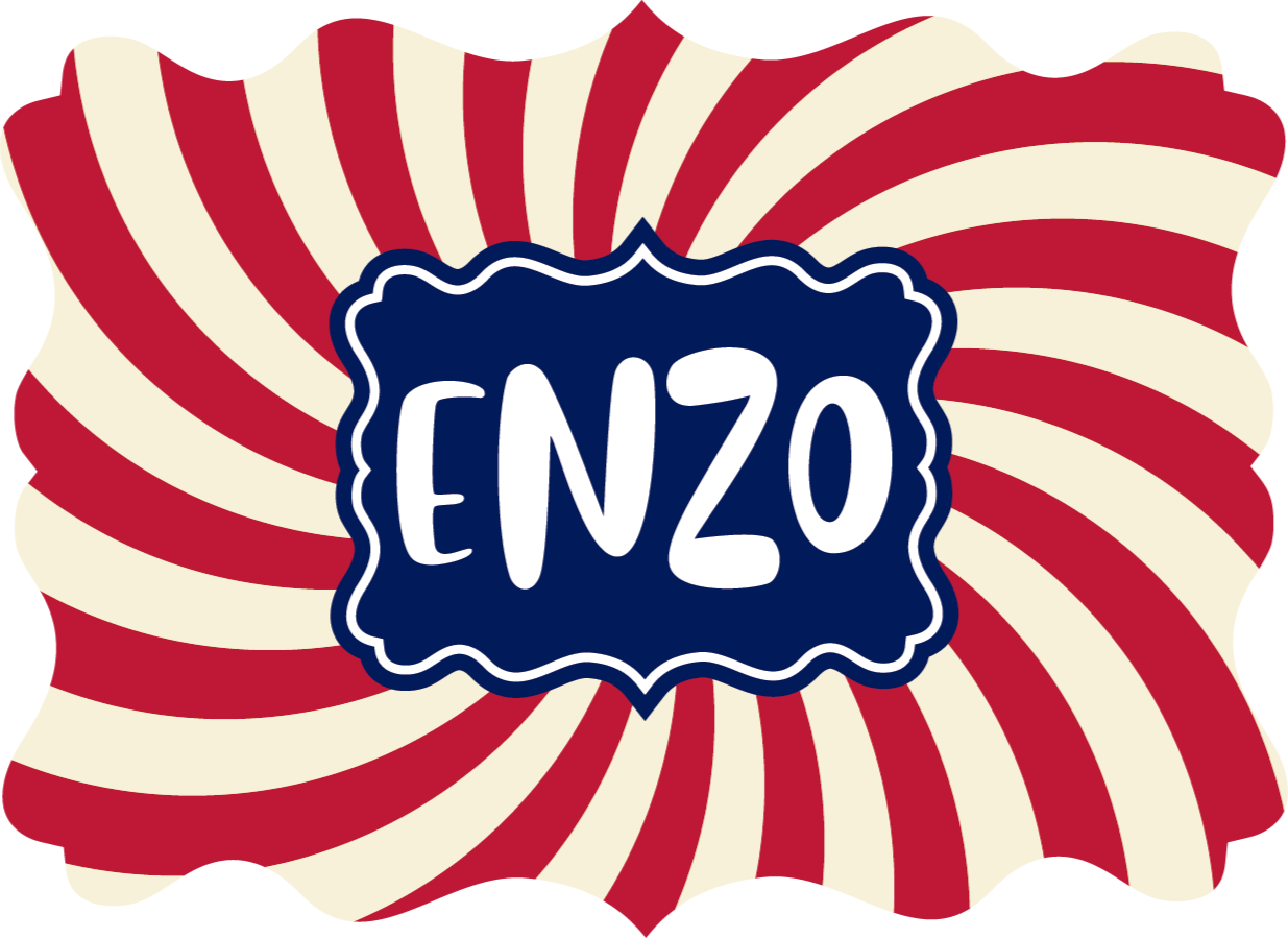 Circo com tapete personalizado com nome - TenStickers