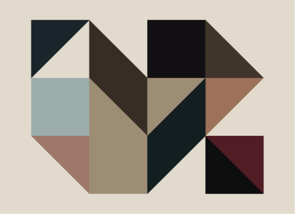 Tapete de vinil formas geométricas tapetes geométricos - TenStickers