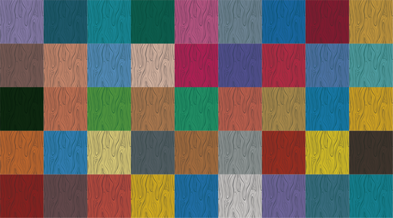 Tapete vinílico madeira tabuleiro de xadrez multicolorido - TenStickers