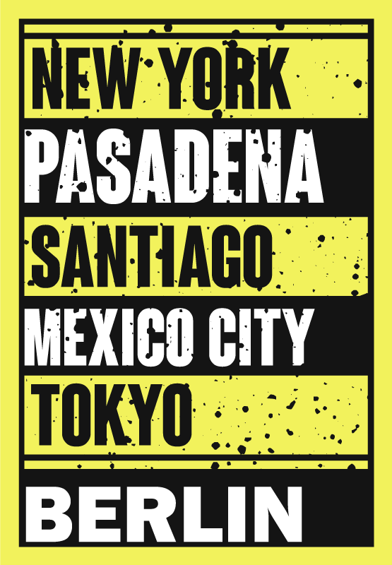 Tapete vinílico frases e textos sobre cidades - TenStickers