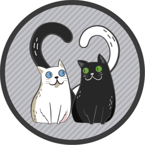 Tapete vinílico de animais felinos fofinhos - TenStickers