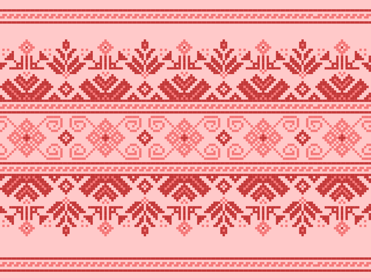 Tapete vinílico de mandala padrão ornamental étnico - TenStickers