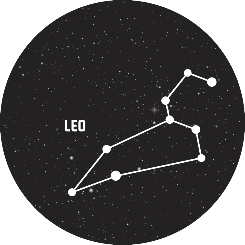 Tapete vinílico estrelas astronomia da constelação - TenStickers
