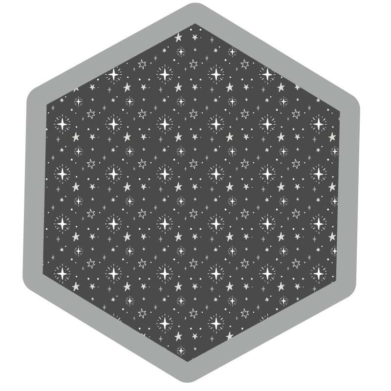 Tapete lavado cinza infantil estrelas - TenStickers