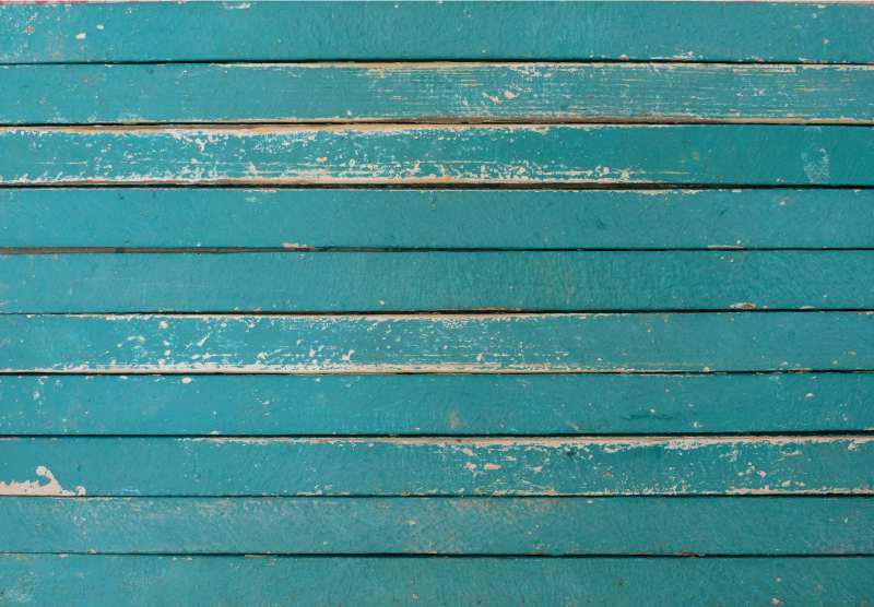 Tapete de vinil com efeito de madeira azul velho - TenStickers