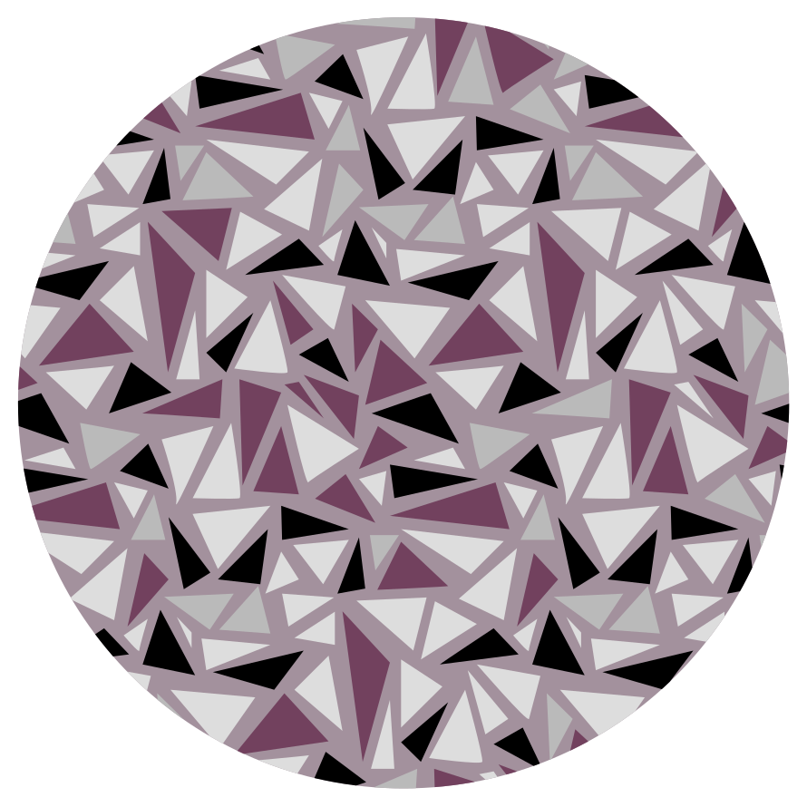 Mosaico de ladrilhos de mosaico roxo - TenStickers