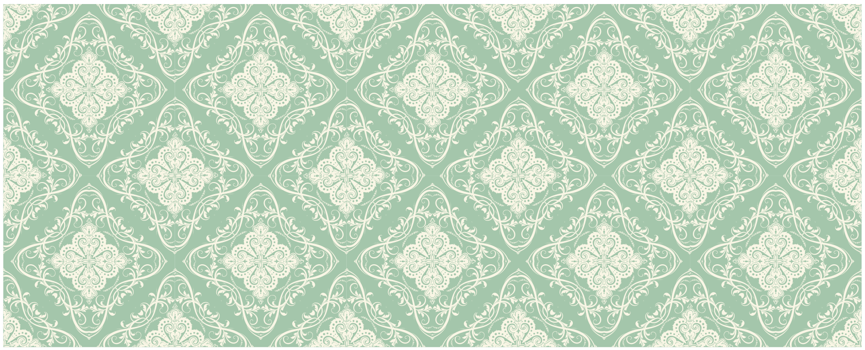 Tapete moderno em azulejo decorativo elegante - TenStickers