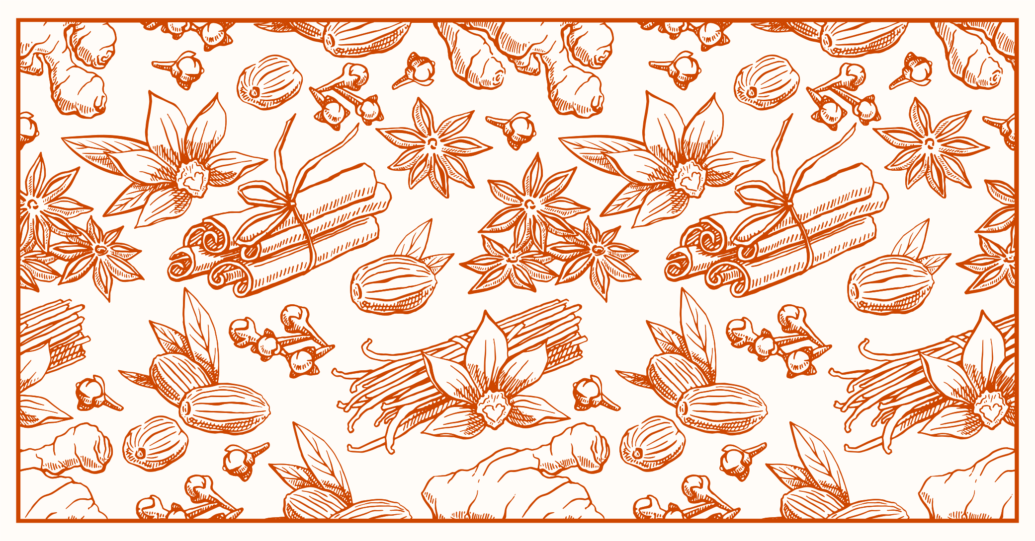 Carpete de ladrilhos de cozinha de especiarias marrons - TenStickers