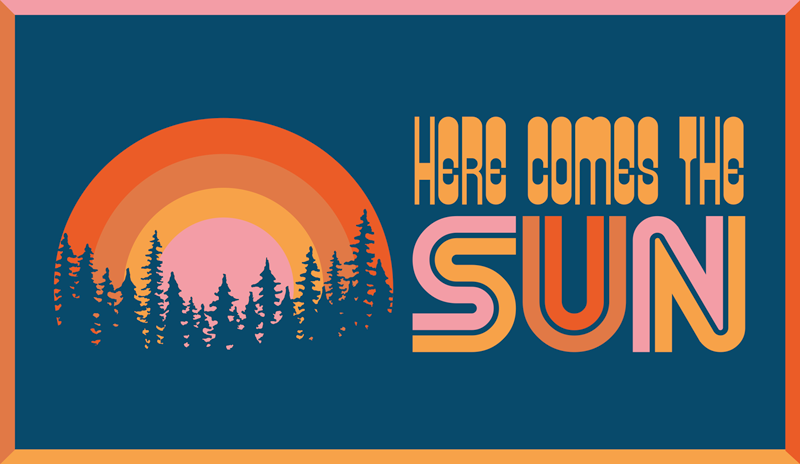 produtode tapete solar vintage personalizado - TenStickers