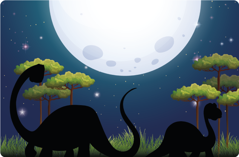 Tapete em vinil infantil circuito de aventura de safári - TenStickers