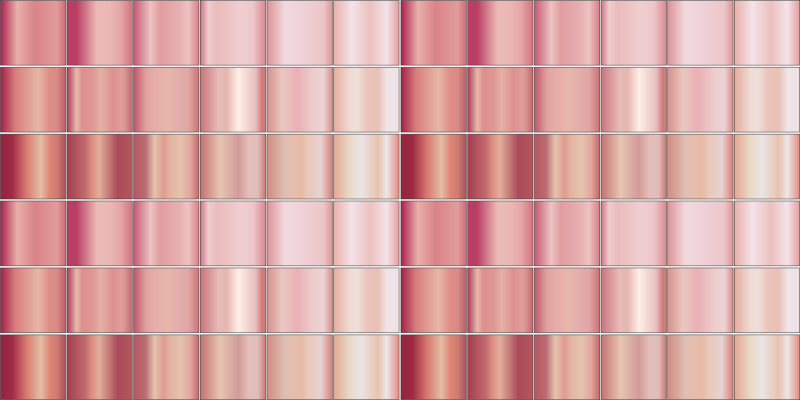 Piso de mosaico de aço vinil carpete - TenStickers