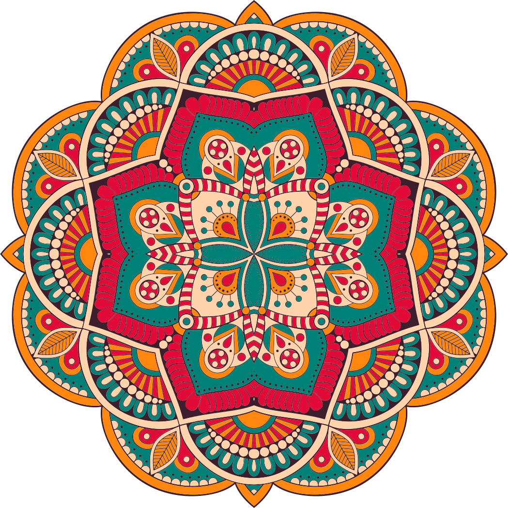 Tapete marroquino mandala vinil - TenStickers
