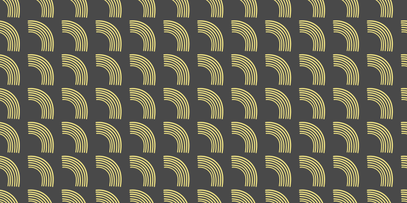 Tapete vinílico às risca padrões de arco geométrico - TenStickers