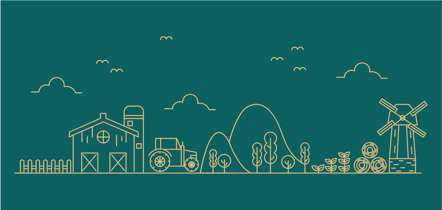 Tapete vinílico de jogos jogo educacional de fazenda - TenStickers