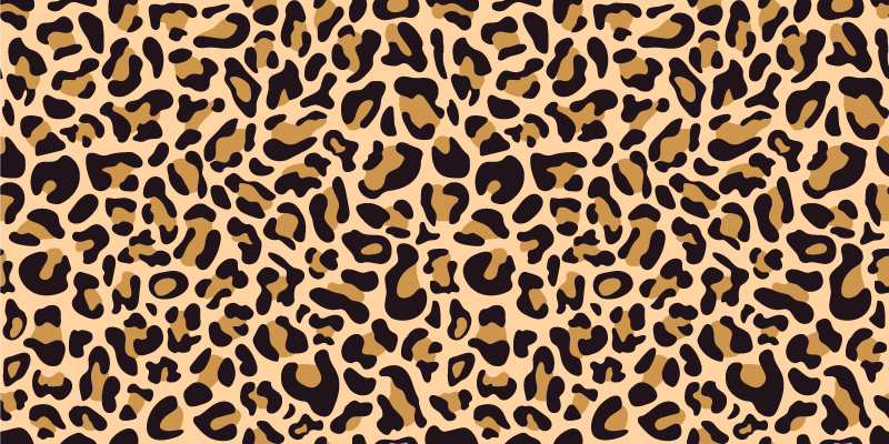 Tapete de vinil com estampa de leopardo e animal - TenStickers