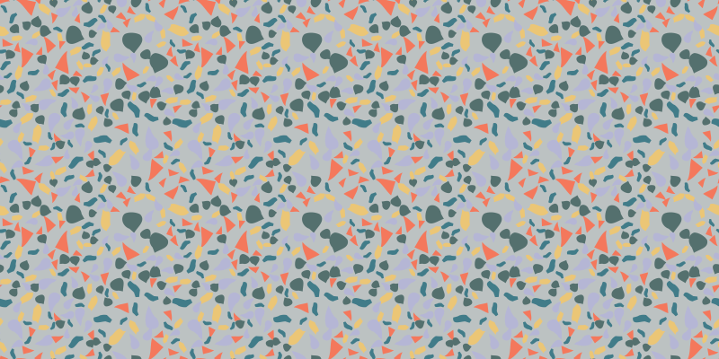 Tapete de vinil mármore formas abstratas vibrantes - TenStickers