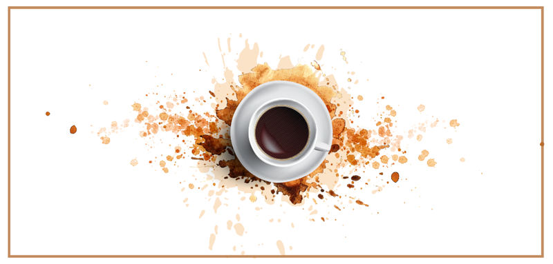 Tapete de vinil de sala de jantar explosão de café - TenStickers