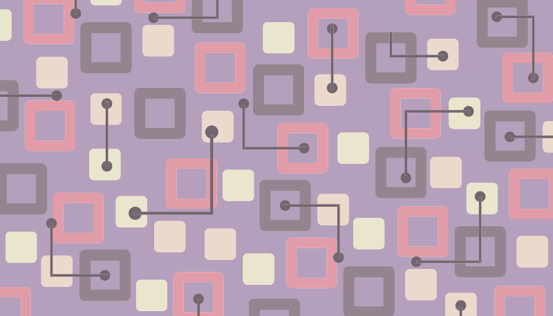 Tapete vinílico geométricas circuito geométrico - TenStickers