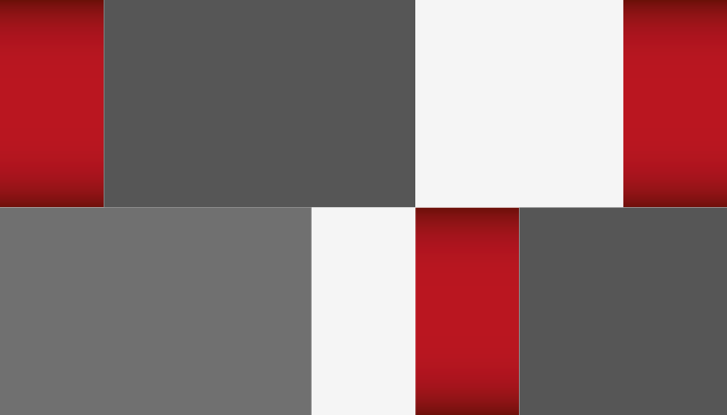 Tapete vinílico para gabinete Azulejo quadrado moderno vermelho,  - TenStickers