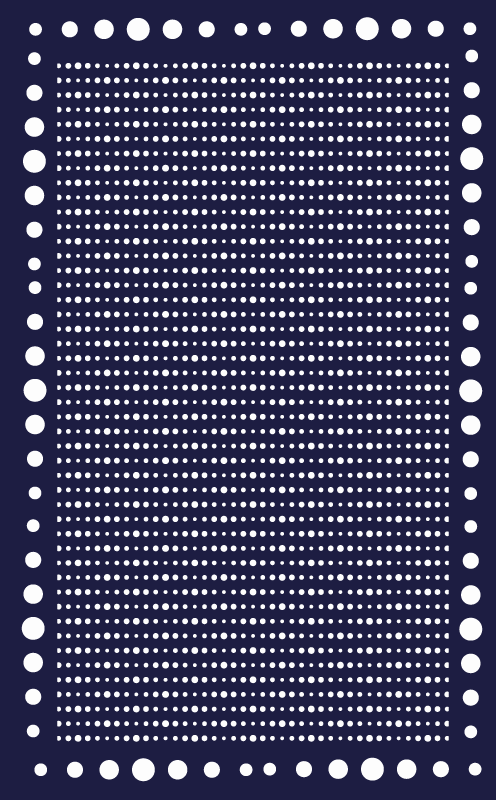 Tapete vinílico às risca elegância de bolinhas - TenStickers