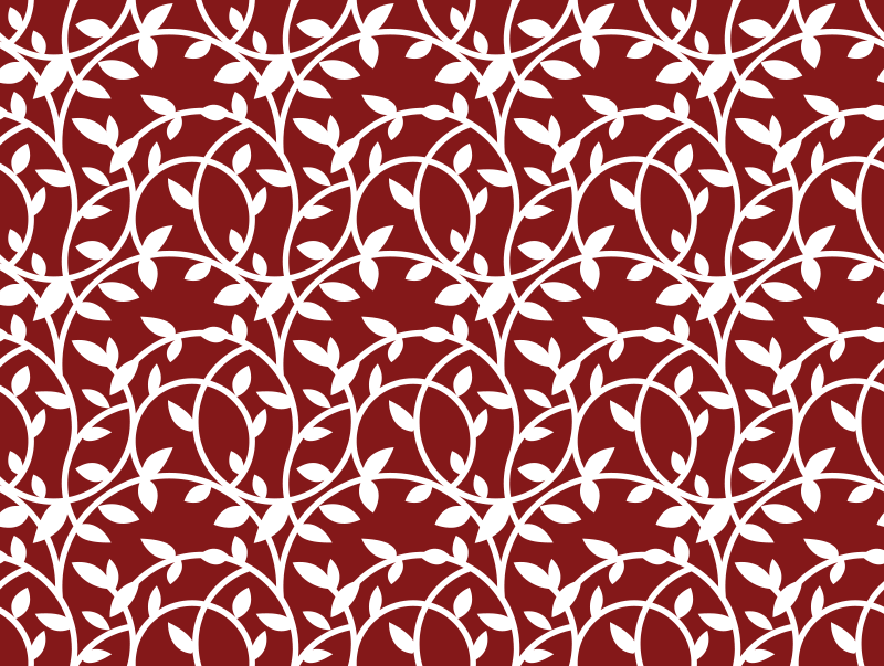 Tapete vinílico flores e plantas inspiração elegante - TenStickers