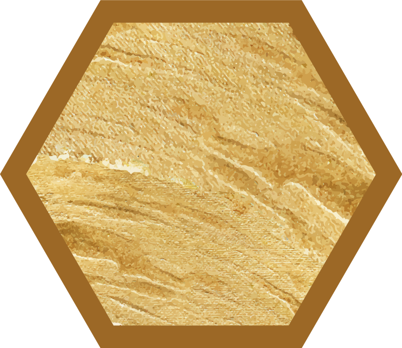 Tapete vinílico madeira textura de grãos hexagonais - TenStickers