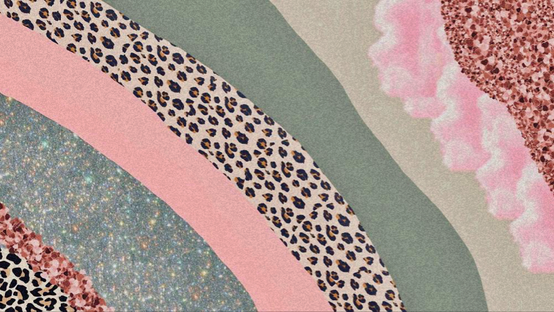 Tapete vinílico quarto ondas de cores em camadas - TenStickers