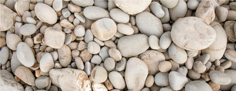 Tapete de vinil de cozinha com pequenas pedras brancas - TenStickers