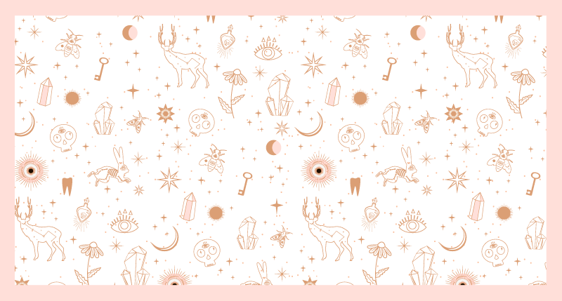 Tapete vinílico para bebés design minimalista celestial - TenStickers