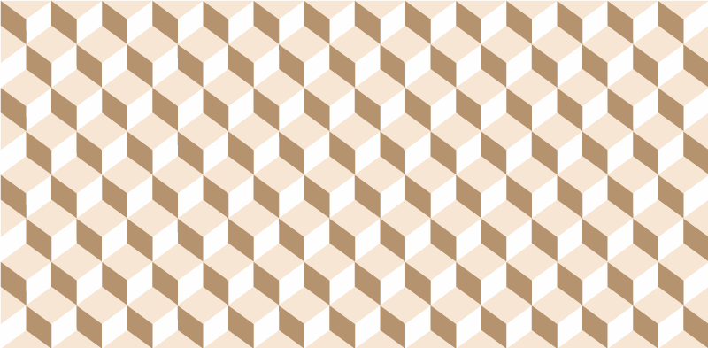 Cubo moderno beija tapete moderno - TenStickers