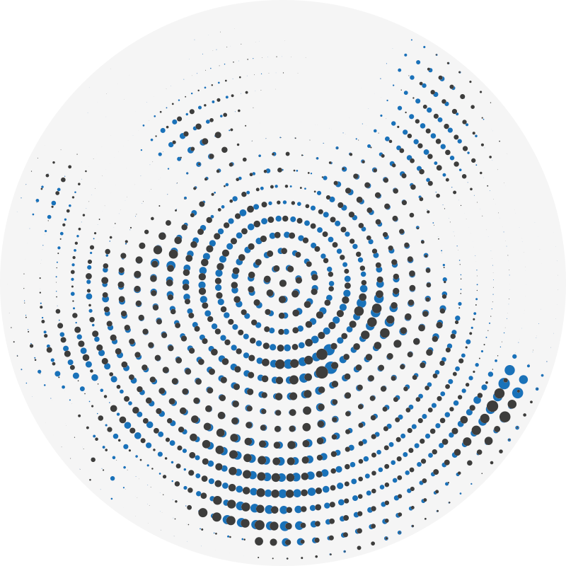 Tapete vinílico geométricas motivo de ponto redondo - TenStickers