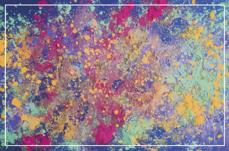 Tapete vinílico outras texturas explosão abstrata - TenStickers