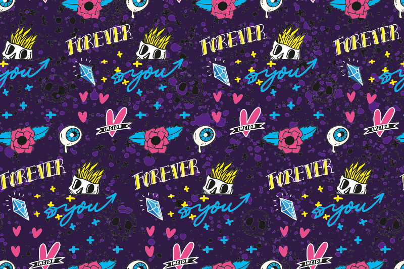 Tapete em vinil infantil para sempre você projeta - TenStickers