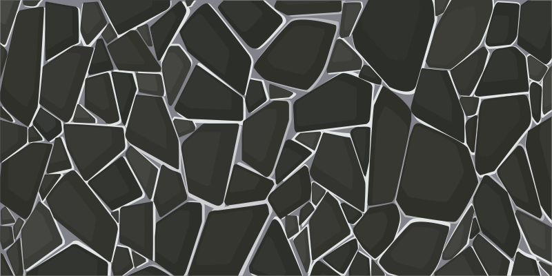 Tapete vinílico de pedras padrão elegante de seixos - TenStickers