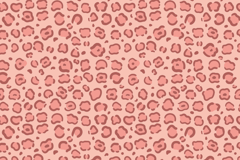 Tapete vinílico estampa de animal pontos de leopardo - TenStickers